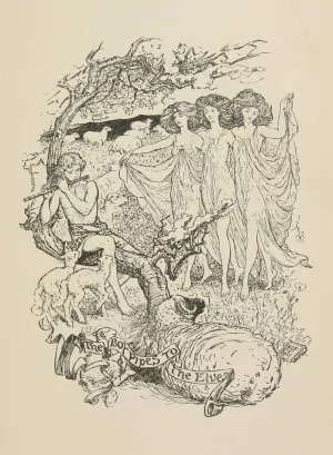 The Boy pipes to the Elves Oil painting by Henry Justice Ford