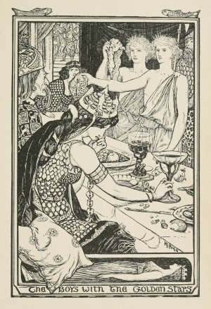 The Boys with the Golden Stars by Henry Justice Ford Oil Painting