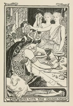 The Boys with the Golden Stars by Henry Justice Ford Oil Painting
