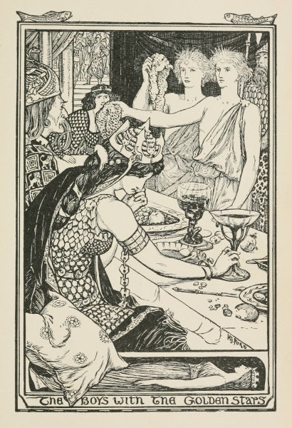 The Boys with the Golden Stars  by Henry Justice Ford - Hand-Painted Oil Painting Reproduction