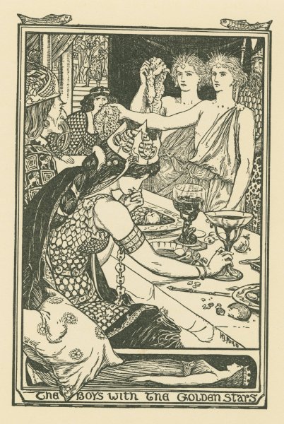 The boys with the golden stars  by Henry Justice Ford - Hand-Painted Oil Painting Reproduction