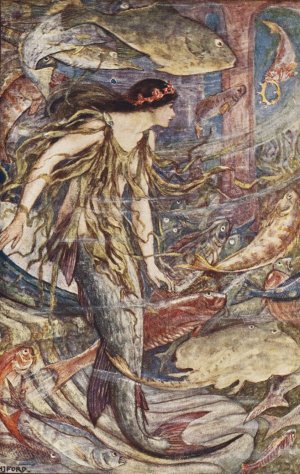 The crown returns to the queen of the fishes by Henry Justice Ford Oil Painting