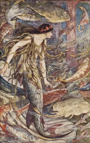 The crown returns to the queen of the fishes by Henry Justice Ford Oil Painting