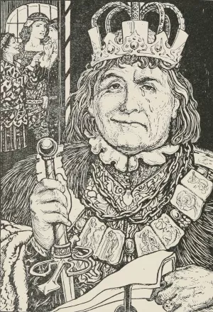 The Emperor whose right Eye laughed while his left Eye by Henry Justice Ford Oil Painting