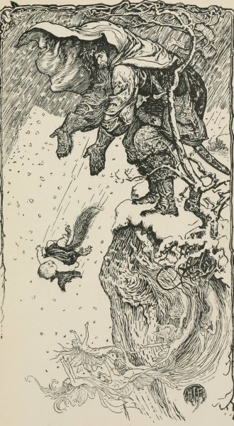 The Fairies catch the Baby  by Henry Justice Ford - Hand-Painted Oil Painting Reproduction