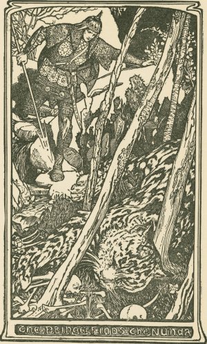 The prince finds the Nunda. by Henry Justice Ford Oil Painting