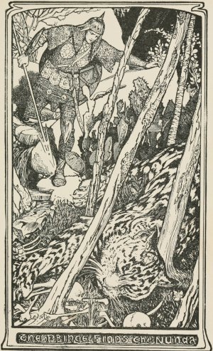 The Prince finds the Nunda by Henry Justice Ford Oil Painting