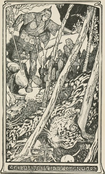 The Prince finds the Nunda  by Henry Justice Ford - Hand-Painted Oil Painting Reproduction