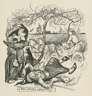 The Witches laughing Oil painting by Henry Justice Ford