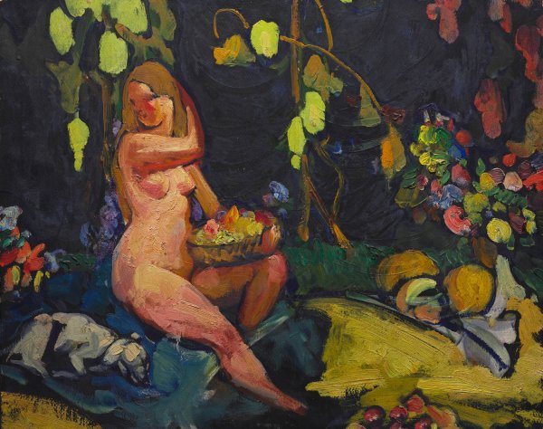 Main Product Photo of Nude  Painting by Henry Keller