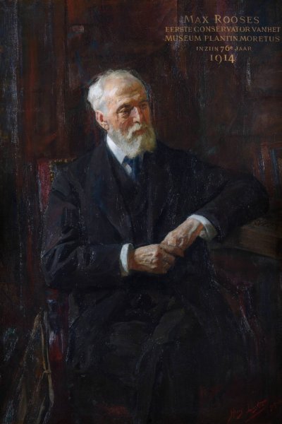 Portret van Max Rooses  by Henry Luyten - Hand-Painted Oil Painting Reproduction