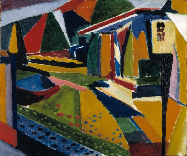 Abstract Landscape  by Henry Lyman Sayen - Hand-Painted Oil Painting Reproduction