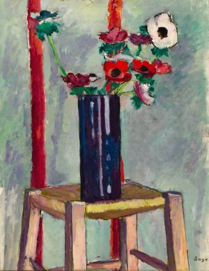Anemones by Henry Lyman Sayen Oil Painting