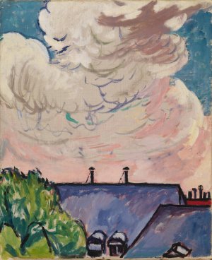 Clouds by Henry Lyman Sayen Oil Painting