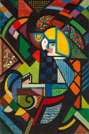 Daughter in a Rocker by Henry Lyman Sayen Oil Painting