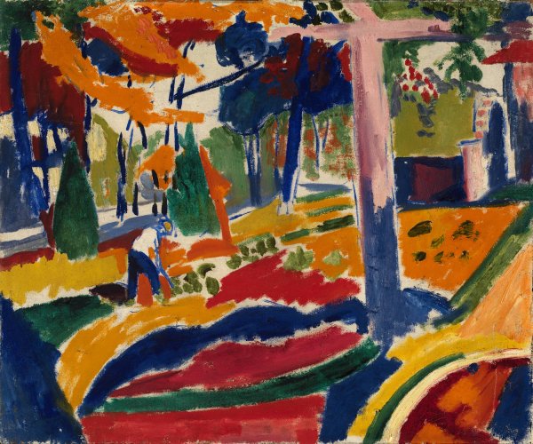 Garden  by Henry Lyman Sayen - Hand-Painted Oil Painting Reproduction