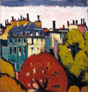 Landscape, Paris by Henry Lyman Sayen Oil Painting