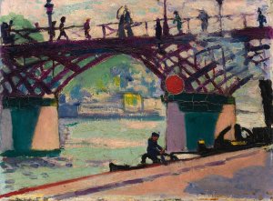 Pont Des Arts by Henry Lyman Sayen Oil Painting