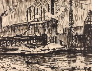 Schuylkill no. 5 by Henry Lyman Sayen Oil Painting