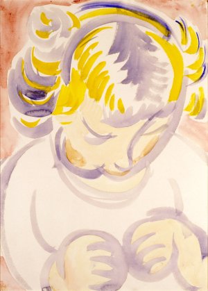 The Artist's Daughter by Henry Lyman Sayen Oil Painting