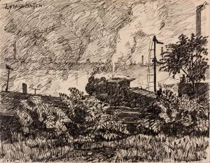 The Schuylkill no. 6 by Henry Lyman Sayen Oil Painting