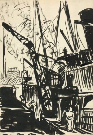 Untitled V by Henry Lyman Sayen Oil Painting