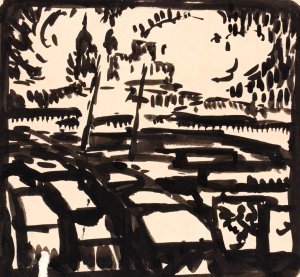 Untitled VII by Henry Lyman Sayen Oil Painting