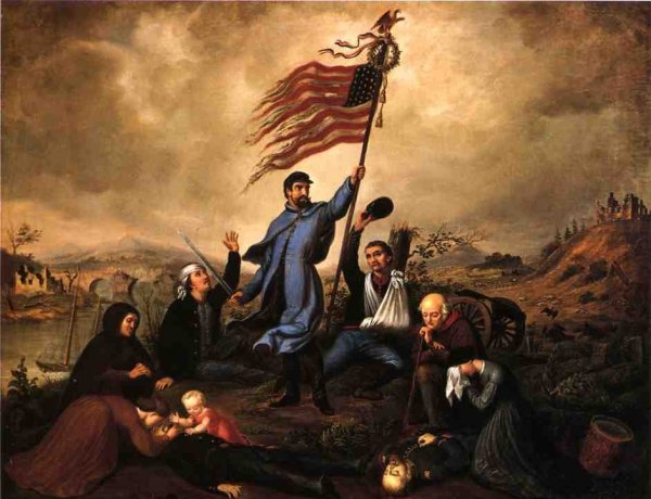 Main Product Photo of After the Battle Painting by Henry Machen
