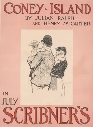 Coney-Island by Julian Ralph and Henry McCarter in July Scribner's by Henry Mccarter Oil Painting