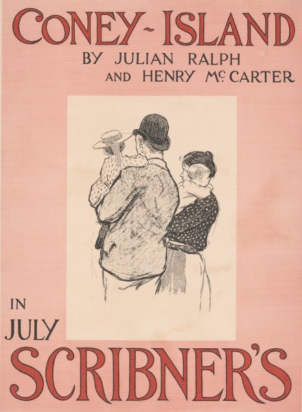 Main Product Photo of Coney-Island by Julian Ralph and Henry McCarter in July Scribner's  Painting by Henry Mccarter