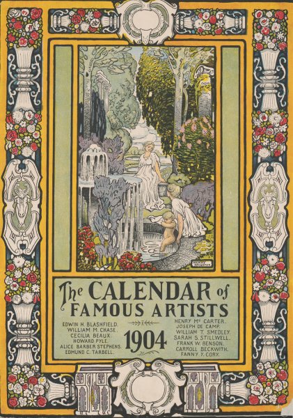 Main Product Photo of The calendar of famous artists  Painting by Henry Mccarter