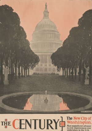 The Century. The new city of Washington by Henry Mccarter Oil Painting