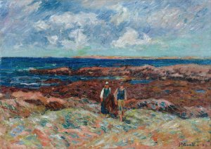 La Pointe De Beg Er Morz by Henry Moret Oil Painting