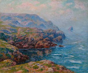 La Terre De Cleden by Henry Moret Oil Painting