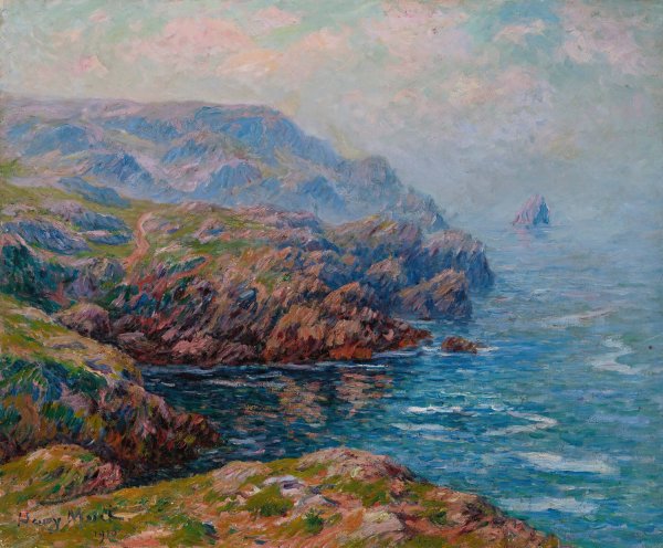 Main Product Photo of La Terre De Cleden  Painting by Henry Moret