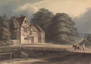 Old Buildings at Hastings by Henry Morton Oil Painting