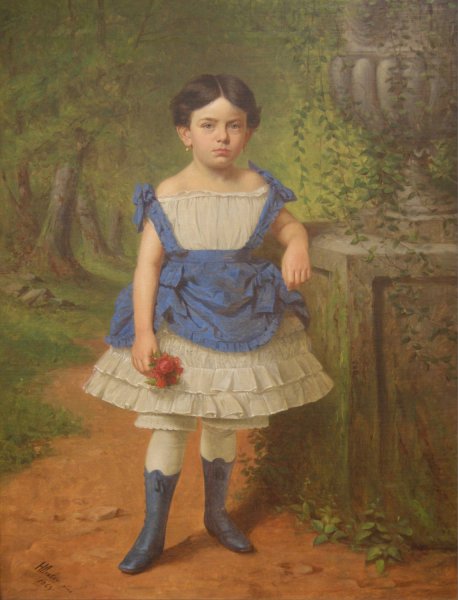 Main Product Photo of Elizabeth Moerlein Portrait  Painting by Henry Mosler