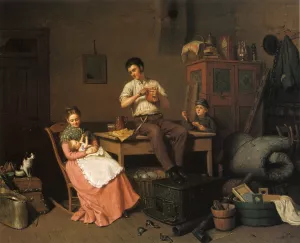 Just Moved painting by Henry Mosler