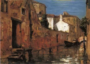 Rio Aguirvate by Henry Mosler Oil Painting