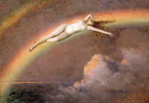 The Spirit of The Rainbow by Henry Mosler Oil Painting