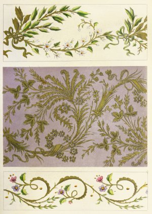 Examples of Oriental Embroidery by Henry Noel Humphreys Oil Painting