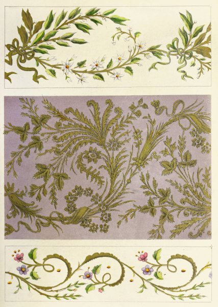 Main Product Photo of Examples of Oriental Embroidery  Painting by Henry Noel Humphreys