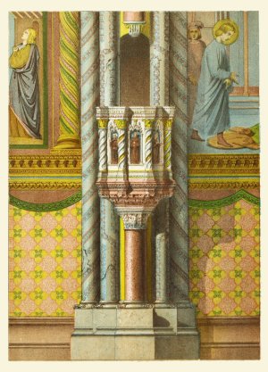 Stone Pulpit by Henry Noel Humphreys Oil Painting