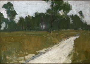 Country Road In France by Henry Ossawa Tanner Oil Painting