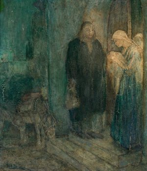 Departure into Egypt by Henry Ossawa Tanner Oil Painting