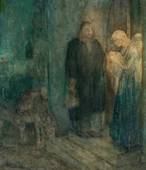 Departure into Egypt by Henry Ossawa Tanner Oil Painting