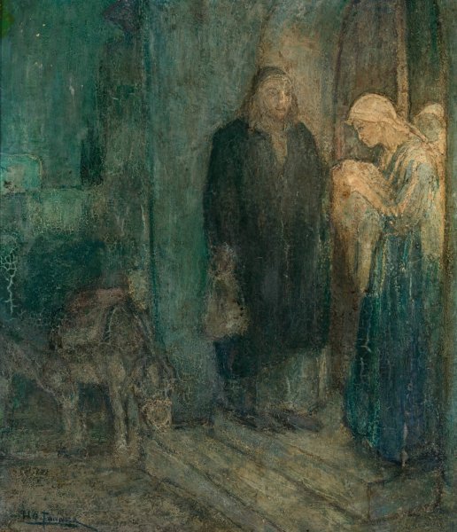 Main Product Photo of Departure into Egypt  Painting by Henry Ossawa Tanner