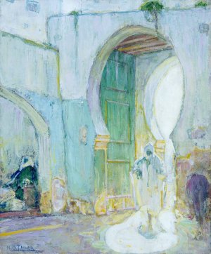 Gateway, Tangier by Henry Ossawa Tanner Oil Painting