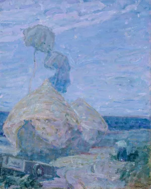 Haystacks by Henry Ossawa Tanner Oil Painting