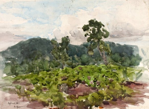 Main Product Photo of Highlands, N.C.  Painting by Henry Ossawa Tanner